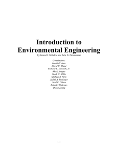 Environmental Engineering: Fundamentals & Design