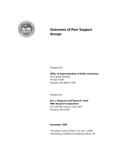 Overview of Research Findings on Peer