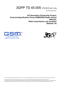 45005-a00 - Radio transmission and reception