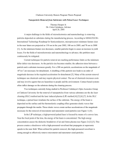 Clarkson University Honors Program Thesis Proposal