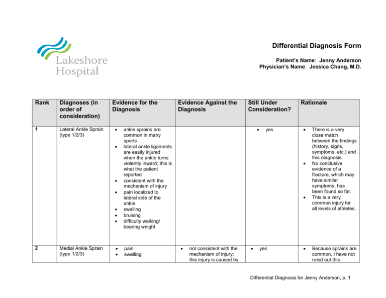 differential-diagnosis-form