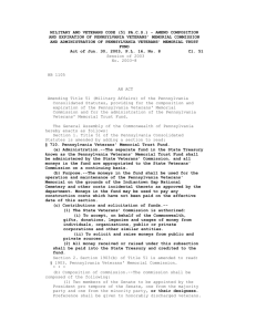 Act of Jun. 30, 2003,PL 16, No. 8 Cl. 51