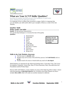 Skills in the Link Modules classroom