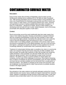 Contaminated Surface Water - WorstPolluted.org : Reports