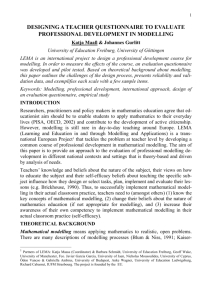 Modelling tasks for very low achieving students