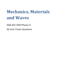 Mechanics, Materials and Waves Revision Book