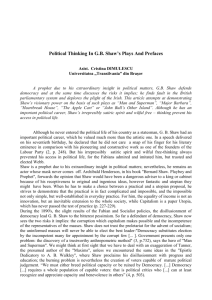 POLITICAL THINKING IN G