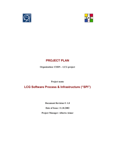 Software Process and Infrastructure (SPI
