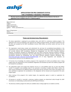 APPLICATION FOR ACCREDITATION OR REACCREDITATION