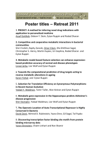 Retreat1_ Poster_titles - Edmond J. Safra Bioinformatics