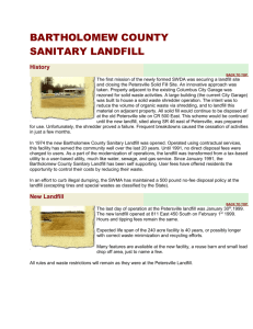 Bartholomew County landfill