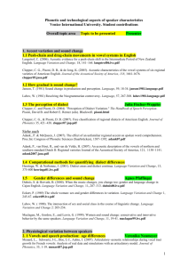 Push-chain and drag-chain movements in vowel systems in English