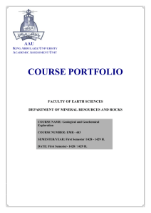 Course Portfolio -EMR