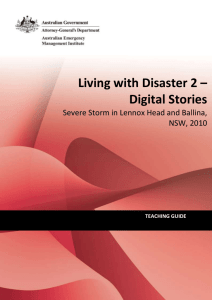 Living with Disaster 2 – Digital Stories Teaching Guide