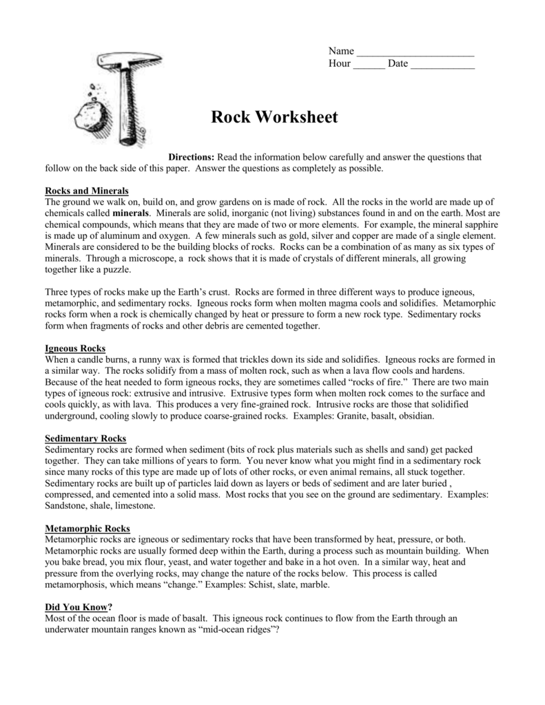 rock-and-minerals-worksheet