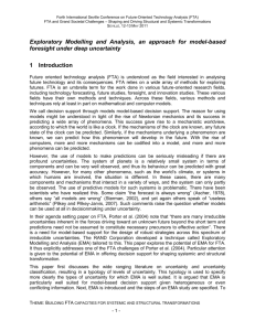 Exploratory Modelling and Analysis, an Approach for Model