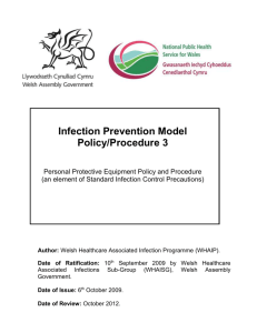 Infection Prevention Model Policy / Procedure