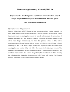 Supramolecular–based dispersive liquid–liquid microextraction: A