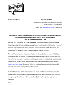 For Immediate Release September 29, 2009 Contact: Noreen