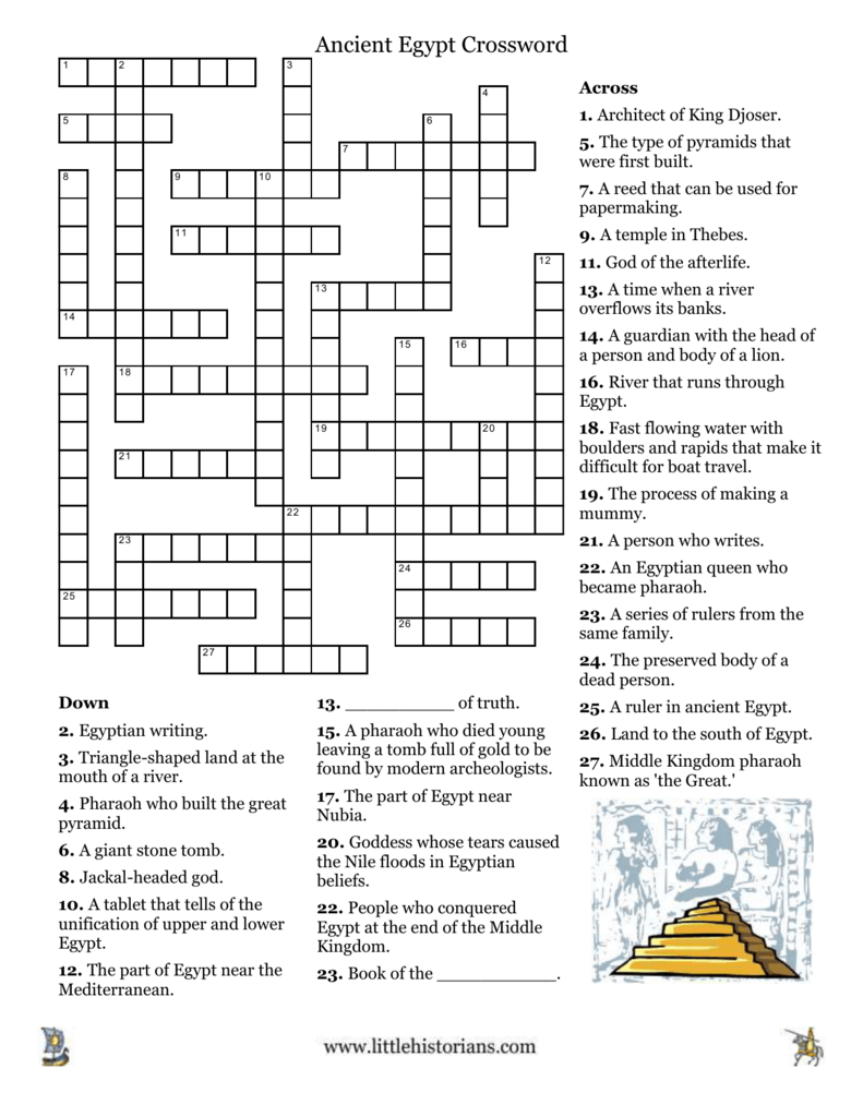 Ancient Egypt Crossword Answers Enter The Answer Length Or The Answer Ancient Egypt Crossword Answers Enter The Answer Length Or The Answer