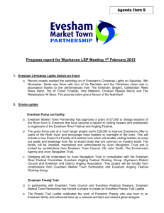 Progress report for Wychavon LSP Meeting 1st February 2012