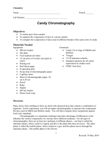 11 Candy Chromatography - Valley Catholic School