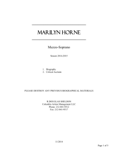 2014.11 Horne Marilyn 2014-15 bio