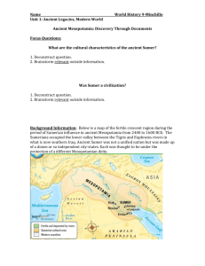 Name World History 9-Minchillo Unit 1: Ancient Legacies, Modern