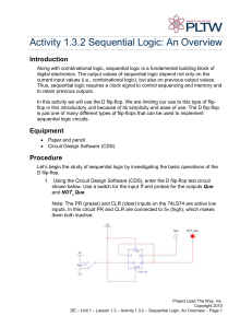 Activity 1.3.3 Sequential Logic