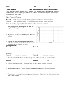 07 CBR Motion Graphs and Linear Equations