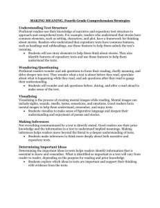 MAKING MEANING, Fourth Grade Comprehension