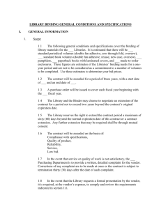 Library Binding General Conditions and Specifications (msword)