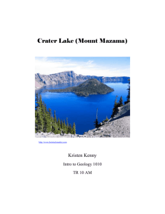 Crater Lake Paper