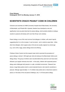 Scientists crack peanut code in children