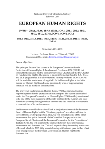 european human rights