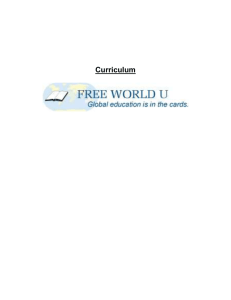 Appendix E: - Free World U