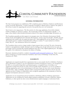 general information - Coastal Community Foundation