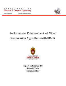 Steps In Video Compression