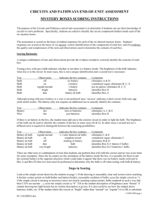 Mystery Boxes Scoring Instructions