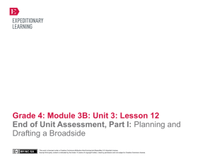 Grade 4: Module 3B: Unit 3: Lesson 12 End of Unit Assessment, Part