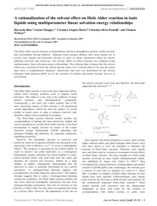 Welton, T - A rationalization of the solvent effect