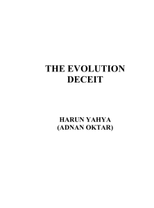 THE EVOLUTION DECEIT - Vedic Illuminations