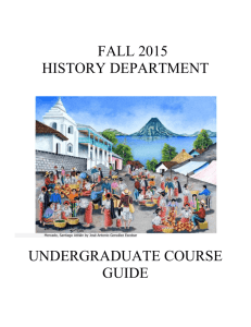 Fall 2015 Undergraduate Courses