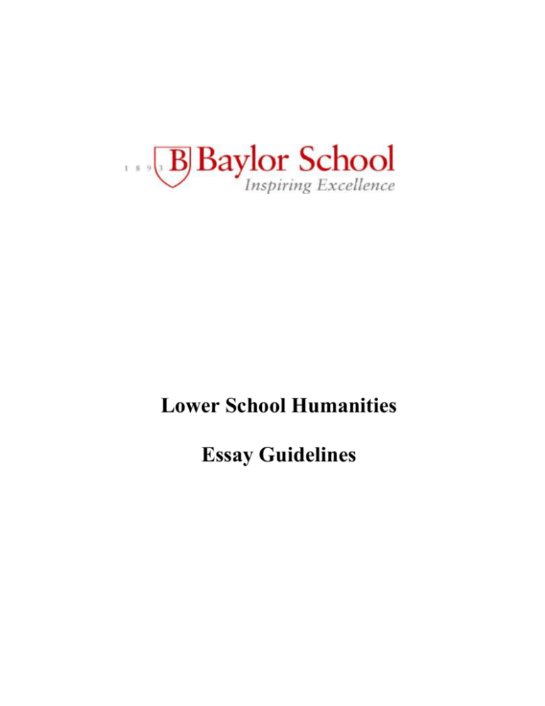 humanities essay pdf