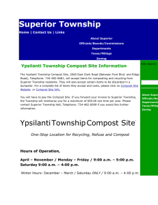 Superior Township, Michigan - Ypsilanti Township Compost Site