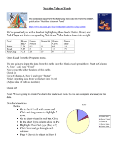 Nutritive Value of Foods