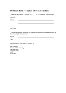 Donation form – Friends of York Cemetery