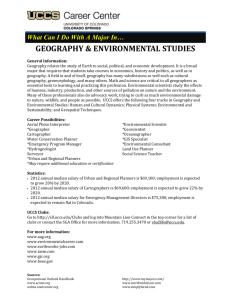 Geography and Environmental Studies