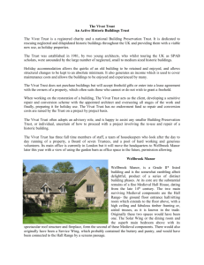 Wellbrook Manor and the Vivat Trust