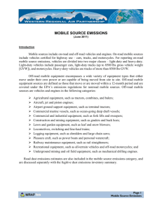 TSS Mobile Emissions June 2011